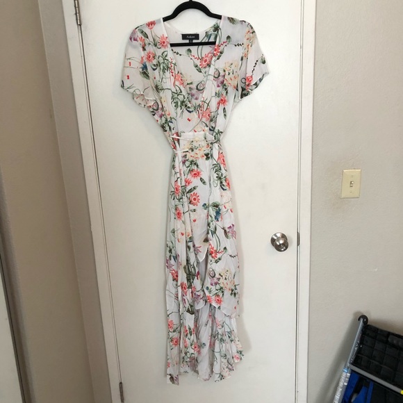 Floral Wrap Dress - Picture 2 of 5